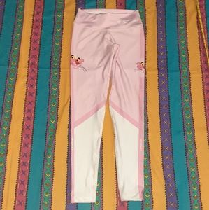 Drakon Pink Panther Cool Fit Leggings Fitness Training Gym Workout Running Yoga